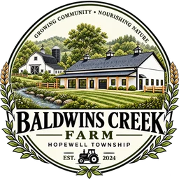 Baldwins Creek Farm, Hopewell Township, est. 2024